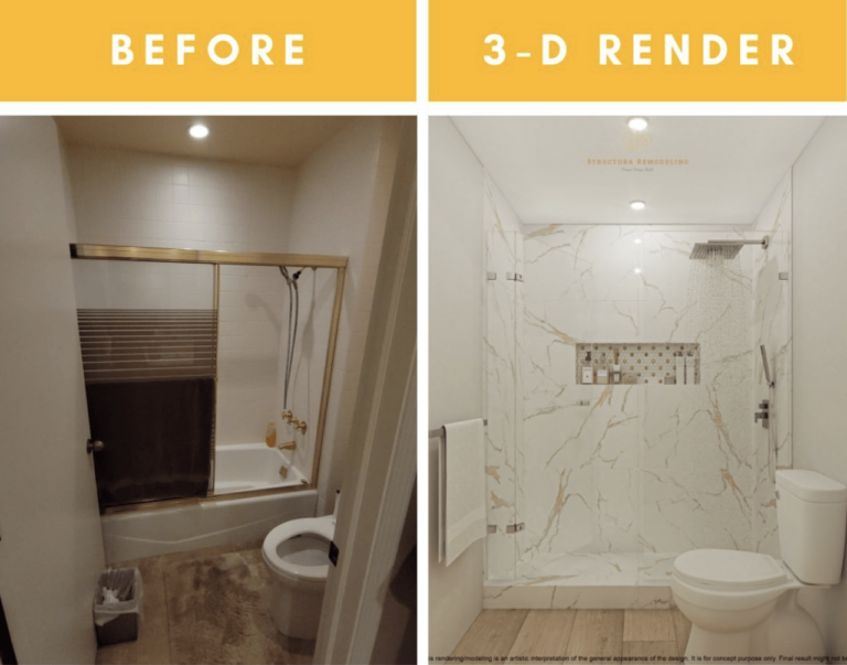 Bathtub To Shower Conversion - Images